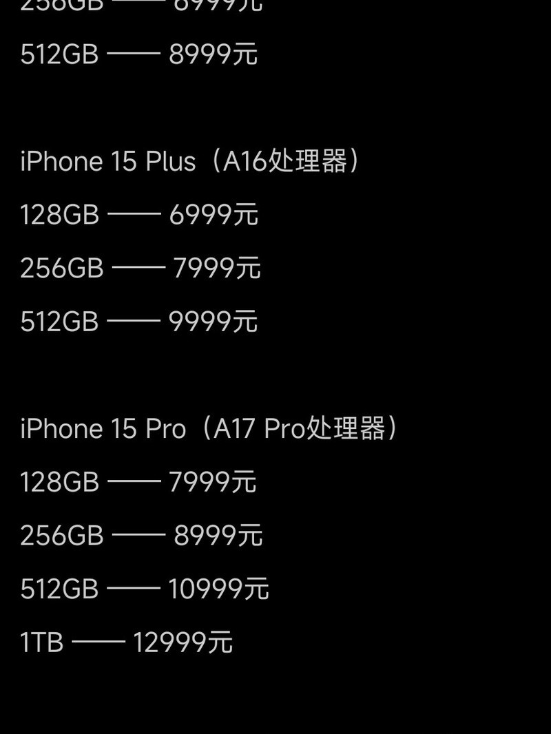 iPhone15